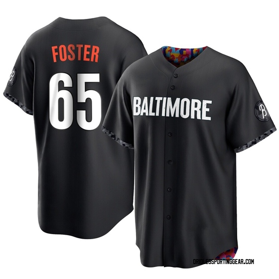 Men's Baltimore Orioles Cameron Foster Black 2023 City Connect Jersey - Replica