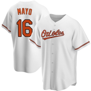 Men's Baltimore Orioles Coby Mayo White Home Jersey - Replica