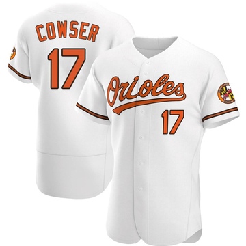 Men's Baltimore Orioles Colton Cowser White Home Jersey - Authentic