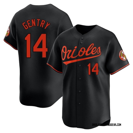 Men's Baltimore Orioles Craig Gentry Black Alternate Jersey - Limited