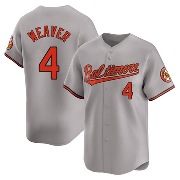 Men's Baltimore Orioles Earl Weaver Gray Road Jersey - Limited
