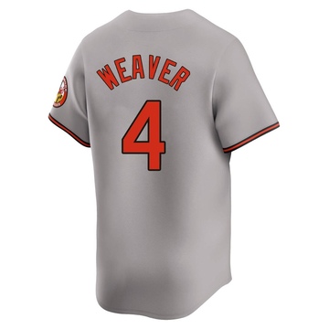 Men's Baltimore Orioles Earl Weaver Gray Road Jersey - Limited