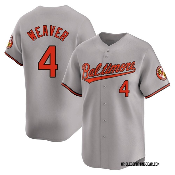 Men's Baltimore Orioles Earl Weaver Gray Road Jersey - Limited