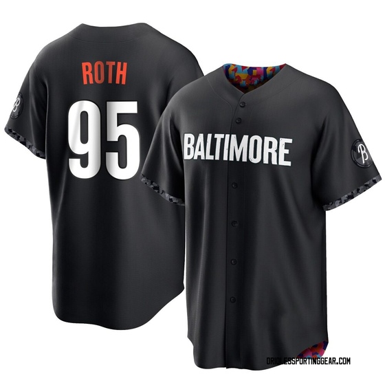 Men's Baltimore Orioles Houston Roth Black 2023 City Connect Jersey - Replica