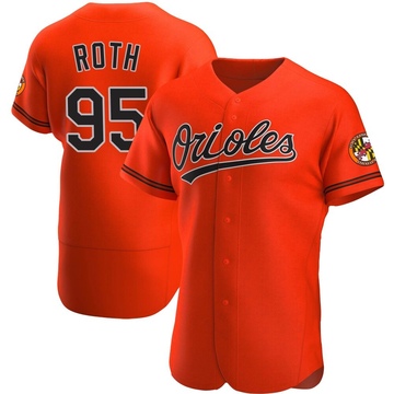 Men's Baltimore Orioles Houston Roth Orange Alternate Jersey - Authentic