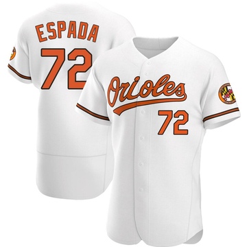 Men's Baltimore Orioles Jose Espada White Home Jersey - Authentic