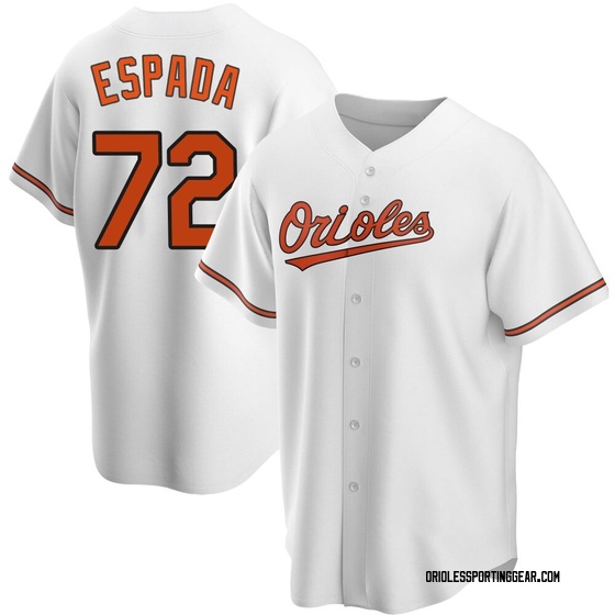 Men's Baltimore Orioles Jose Espada White Home Jersey - Replica