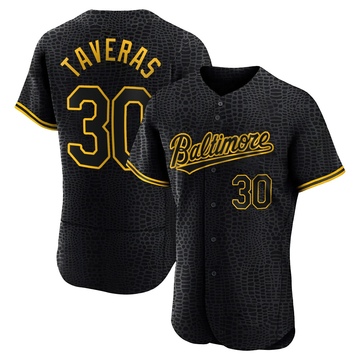 Men's Baltimore Orioles Leody Taveras Black Snake Skin City Jersey - Authentic