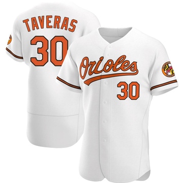 Men's Baltimore Orioles Leody Taveras White Home Jersey - Authentic