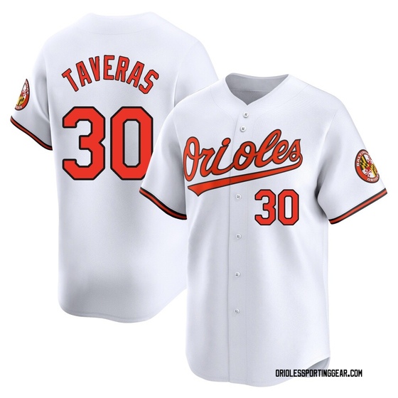 Men's Baltimore Orioles Leody Taveras White Home Jersey - Limited