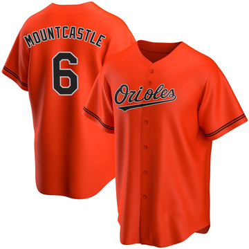 Men's Baltimore Orioles Ryan Mountcastle Orange Alternate Jersey - Replica
