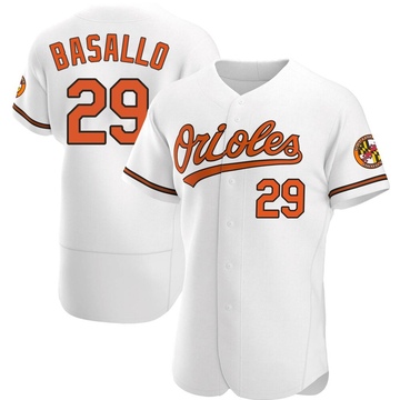 Men's Baltimore Orioles Samuel Basallo White Home Jersey - Authentic