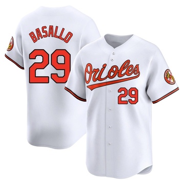 Men's Baltimore Orioles Samuel Basallo White Home Jersey - Limited