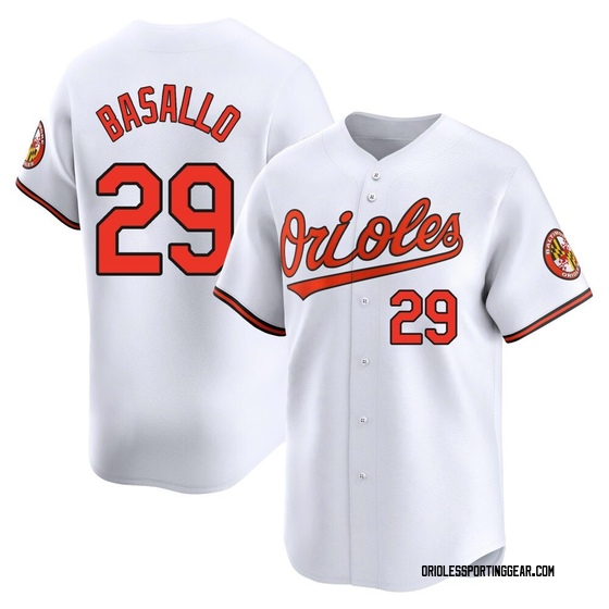 Men's Baltimore Orioles Samuel Basallo White Home Jersey - Limited