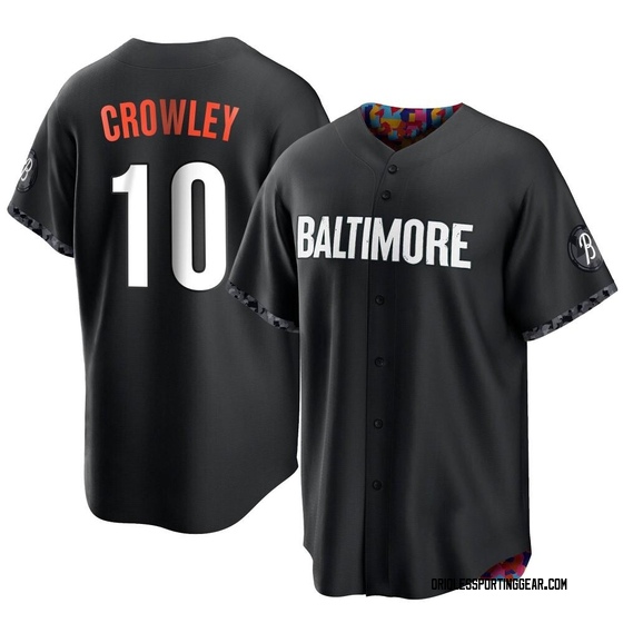 Men's Baltimore Orioles Terry Crowley Black 2023 City Connect Jersey - Replica