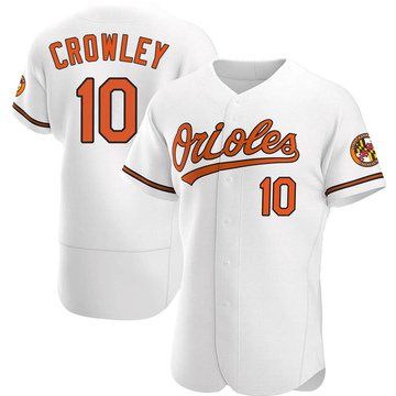 Men's Baltimore Orioles Terry Crowley White Home Jersey - Authentic