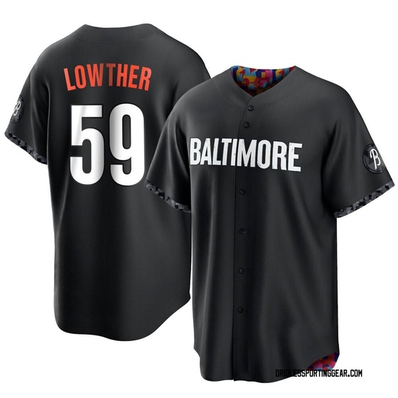 Men's Baltimore Orioles Zac Lowther Black 2023 City Connect Jersey - Replica
