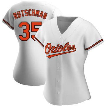 Women's Baltimore Orioles Adley Rutschman White Home Jersey - Authentic