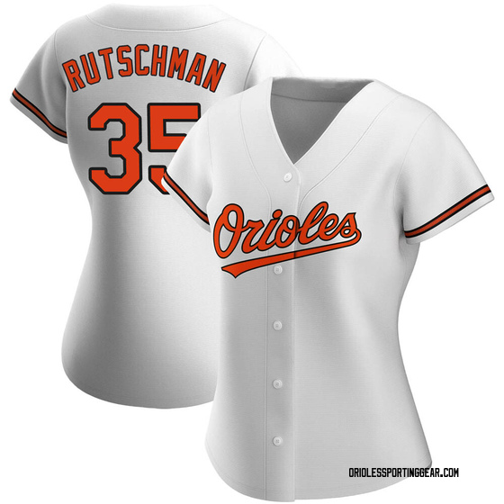Women's Baltimore Orioles Adley Rutschman White Home Jersey - Authentic