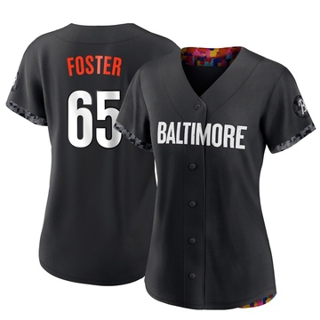 Women's Baltimore Orioles Cameron Foster Black 2023 City Connect Jersey - Authentic
