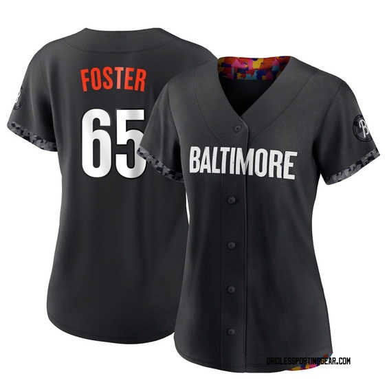 Women's Baltimore Orioles Cameron Foster Black 2023 City Connect Jersey - Authentic