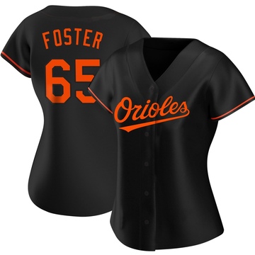 Women's Baltimore Orioles Cameron Foster Black Alternate Jersey - Authentic