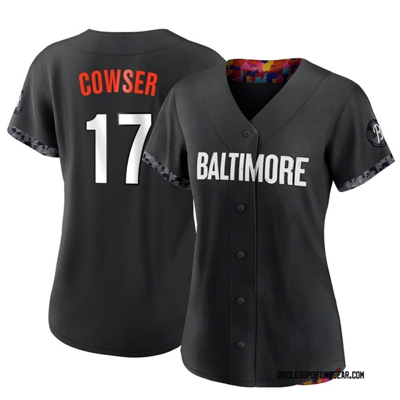 Women's Baltimore Orioles Colton Cowser Black 2023 City Connect Jersey - Replica