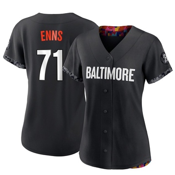 Women's Baltimore Orioles Dietrich Enns Black 2023 City Connect Jersey - Authentic