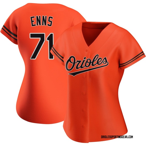 Women's Baltimore Orioles Dietrich Enns Orange Alternate Jersey - Replica