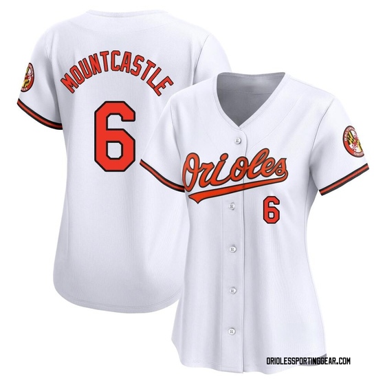Women's Baltimore Orioles Ryan Mountcastle White Home Jersey - Limited