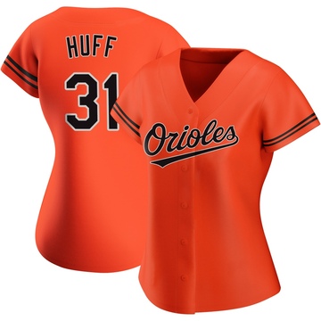 Women's Baltimore Orioles Sam Huff Orange Alternate Jersey - Authentic