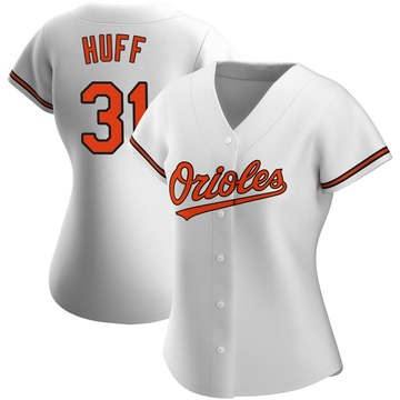 Women's Baltimore Orioles Sam Huff White Home Jersey - Replica