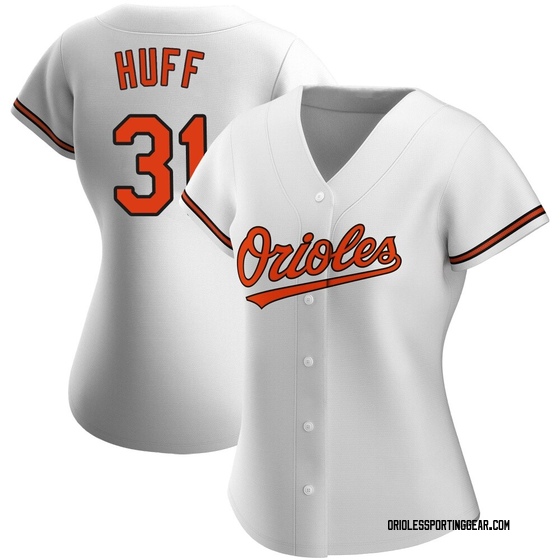 Women's Baltimore Orioles Sam Huff White Home Jersey - Replica