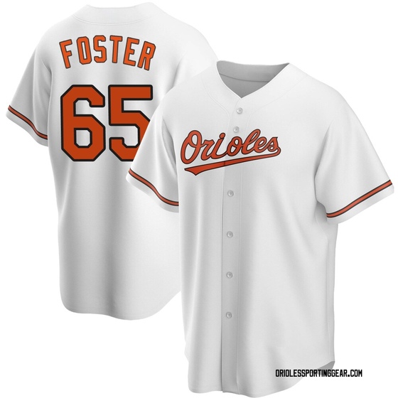 Youth Baltimore Orioles Cameron Foster White Home Jersey - Replica