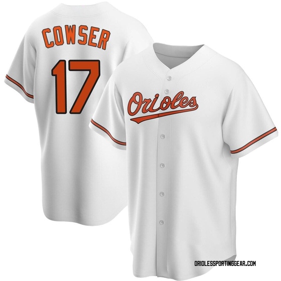 Youth Baltimore Orioles Colton Cowser White Home Jersey - Replica