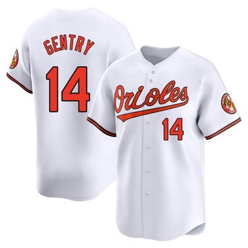 Youth Baltimore Orioles Craig Gentry White Home Jersey - Limited