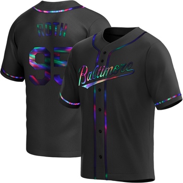 Youth Baltimore Orioles Houston Roth Black Holographic Alternate Jersey - Replica