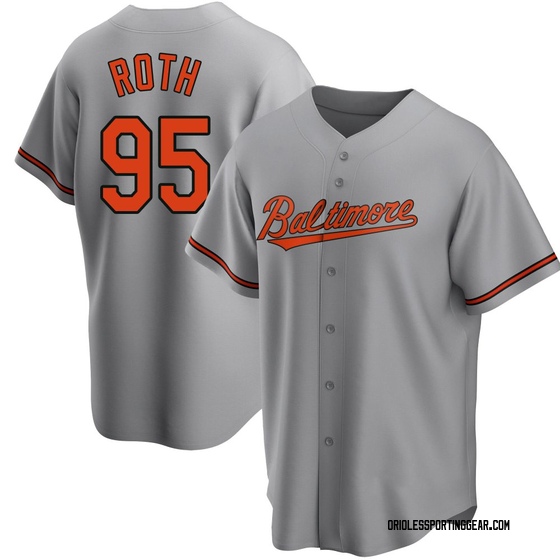 Youth Baltimore Orioles Houston Roth Gray Road Jersey - Replica