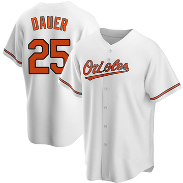 Youth Baltimore Orioles Rich Dauer White Home Jersey - Replica