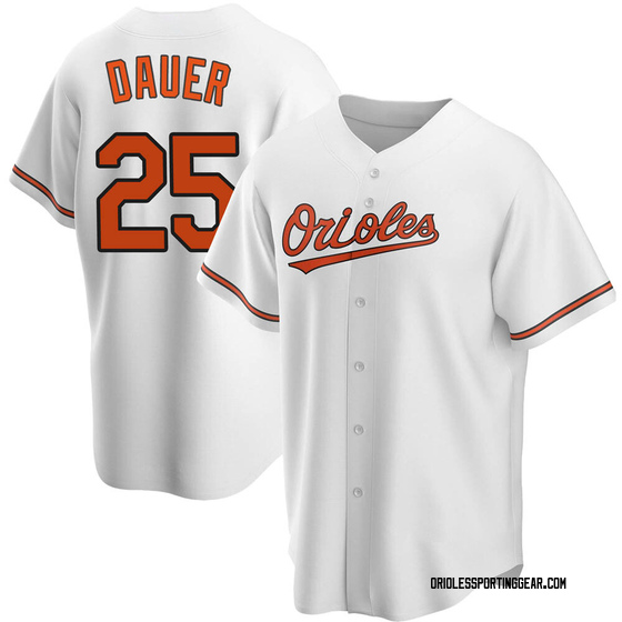 Youth Baltimore Orioles Rich Dauer White Home Jersey - Replica