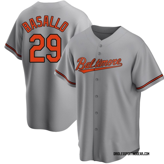 Youth Baltimore Orioles Samuel Basallo Gray Road Jersey - Replica