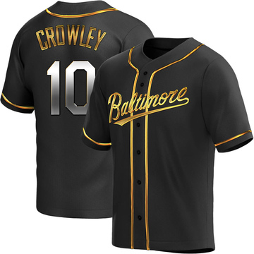 Youth Baltimore Orioles Terry Crowley Black Golden Alternate Jersey - Replica