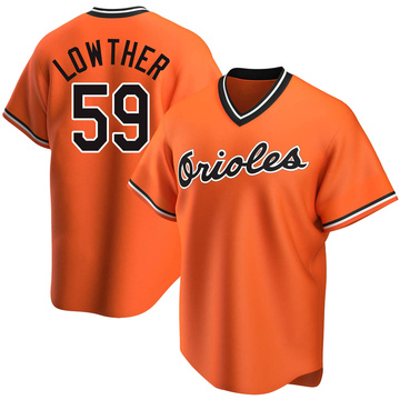 Youth Baltimore Orioles Zac Lowther Orange Alternate Cooperstown Collection Jersey - Replica